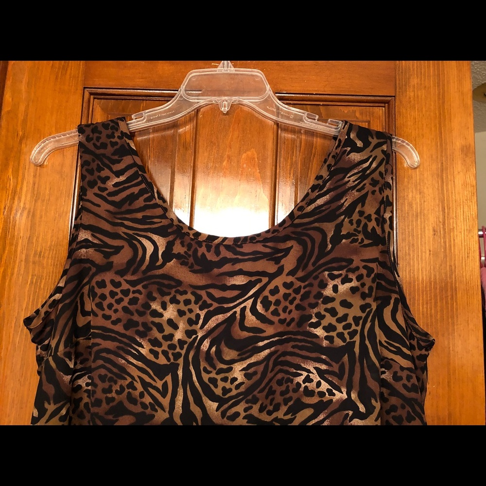 Fitting Image Dress Leopard Print Size 20w - image 2